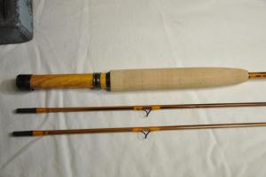 6' 8"  3 wt, 2pc, 2 tip with Blued Hardware,  made for customer in NC